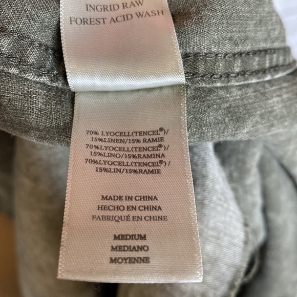 Rails Ingrid acid wash button down shirt - Picture 7 of 8